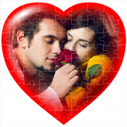 Пазл-сердце 19x19 75 элем. на магните