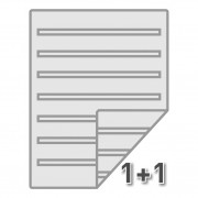 А3 черно-белая двухсторонняя