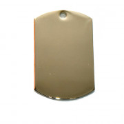 Жетон армейский с сублимацией СЕРЕБРО